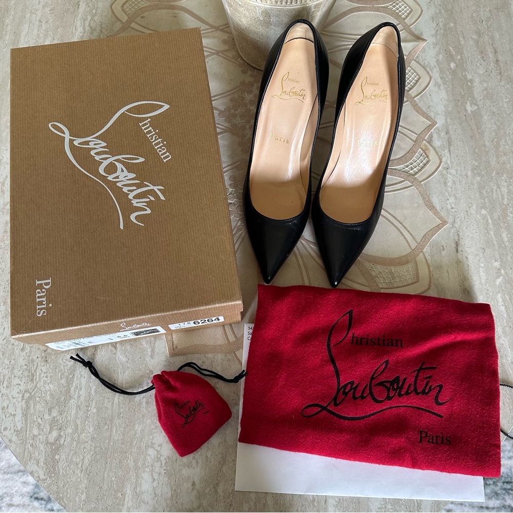 Christian Louboutin - Apostrophy Pump 100mm In Na… - image 1